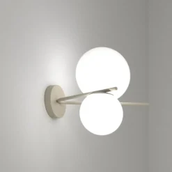 Applique Da Parete-Top Light Applique boomerang design moderno sabbia