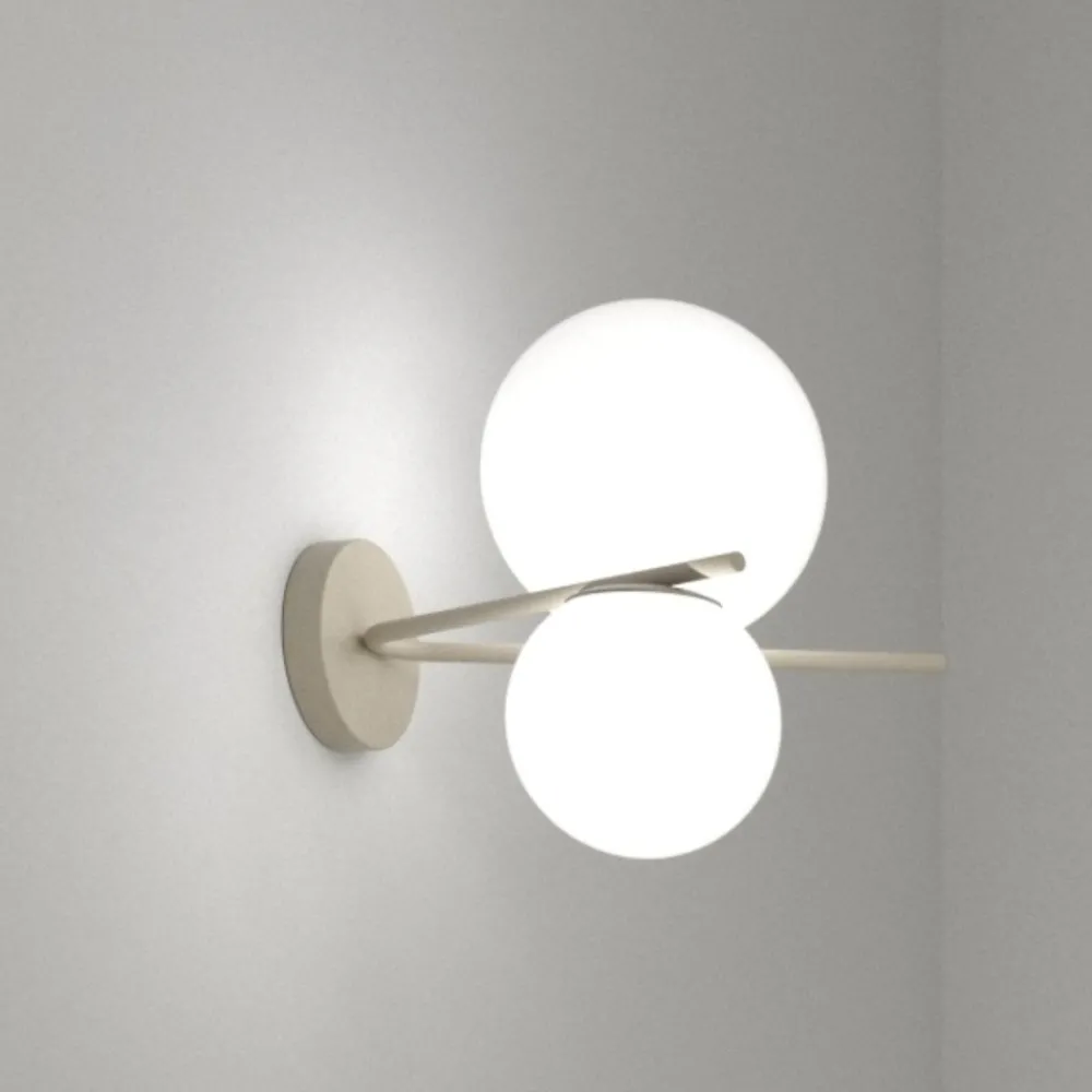 Applique Da Parete-Top Light Applique boomerang design moderno sabbia
