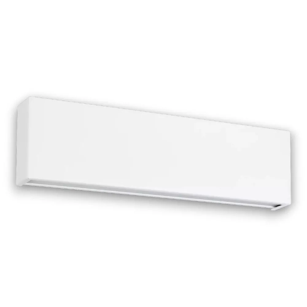 Applique Da Parete-Linea Light Applique box w1 mono emissione led 13w 2700k bianco