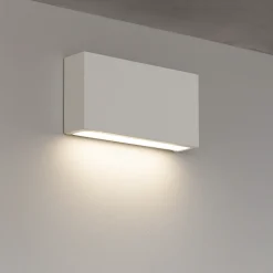 Applique Da Parete-Linea Light Applique box w1 mono emissione bianco led 6w 2700k moderna
