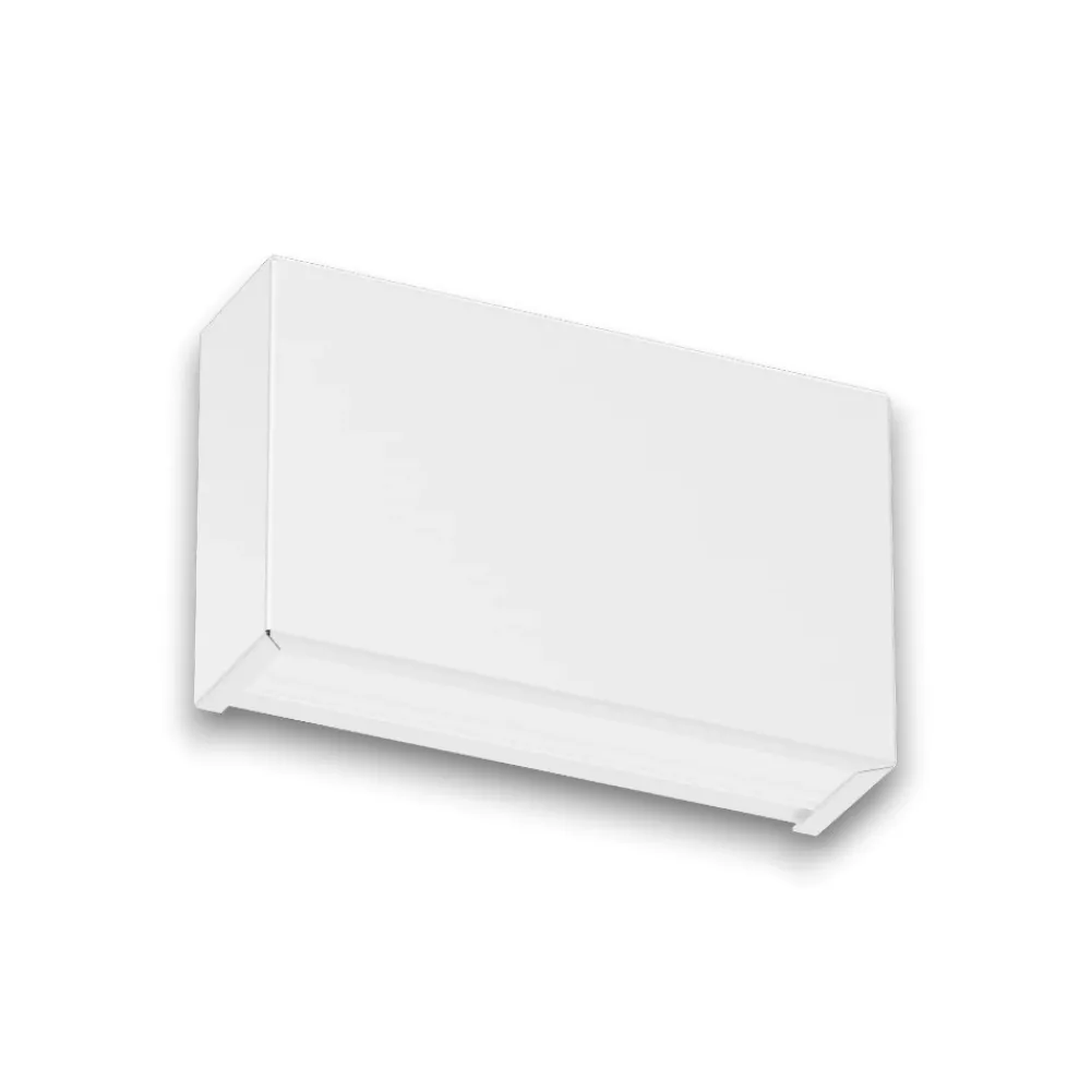 Applique Da Parete-Linea Light Applique box w1 mono emissione bianco led 6w 2700k moderna
