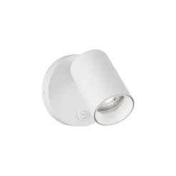 Applique Camera Da Letto-Selezionato da Mazzolaluce Applique camera da letto con interruttore bianco orientabile