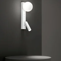 Applique Da Parete-Perenz Illuminazione Applique camera da letto presa usb doppia luce bianco fog perenz