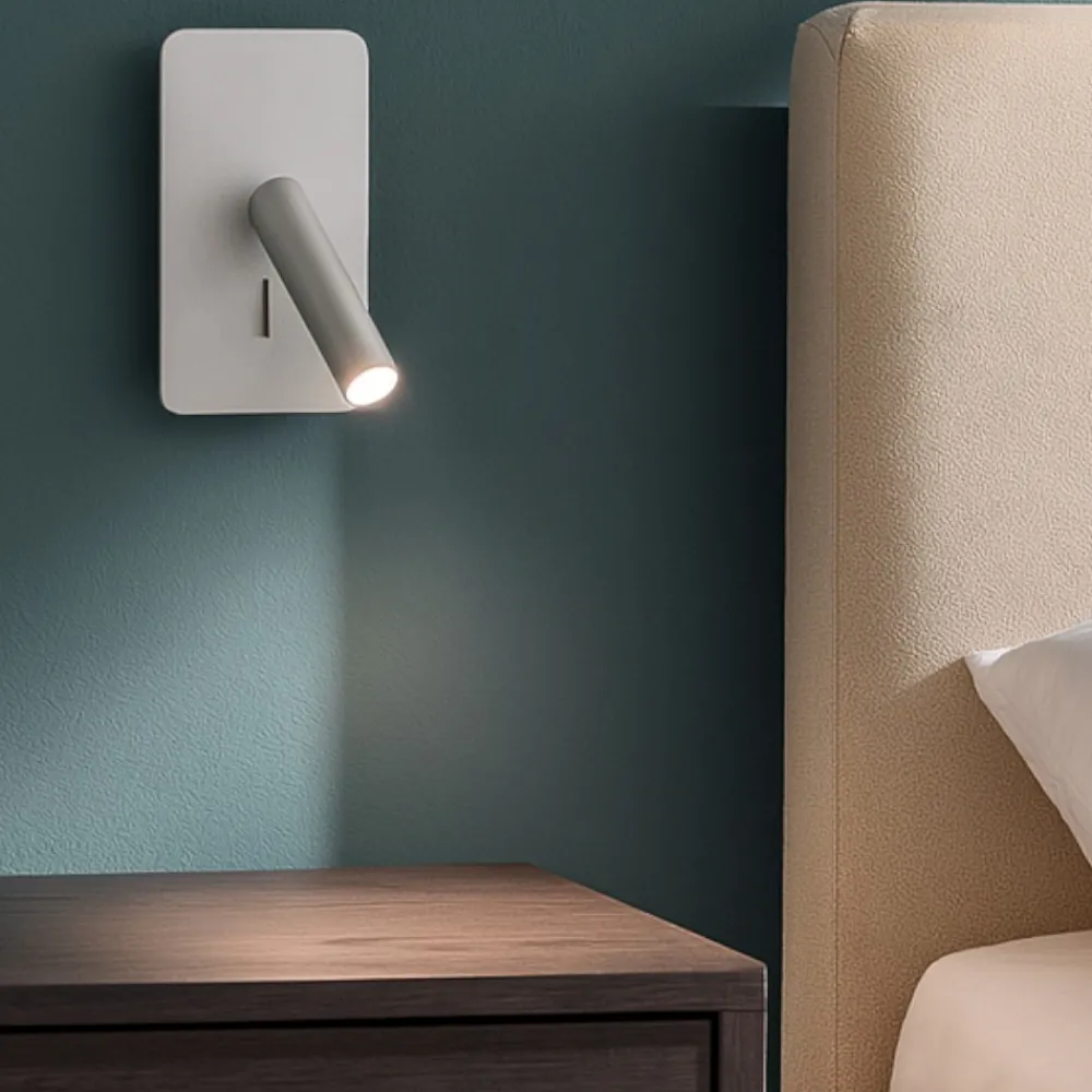 Applique Camera Da Letto-Selezionato da Mazzolaluce Applique camera da letto 3w 3000k orientabile grigio
