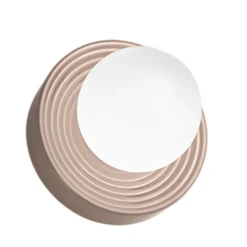 Applique Da Parete-Perenz Illuminazione Applique ceramica tortora lucido moderna ceramic