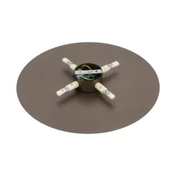 Applique Da Parete-Selezionato da Mazzolaluce Applique cerchio bianco 40cm lampada disco da parete