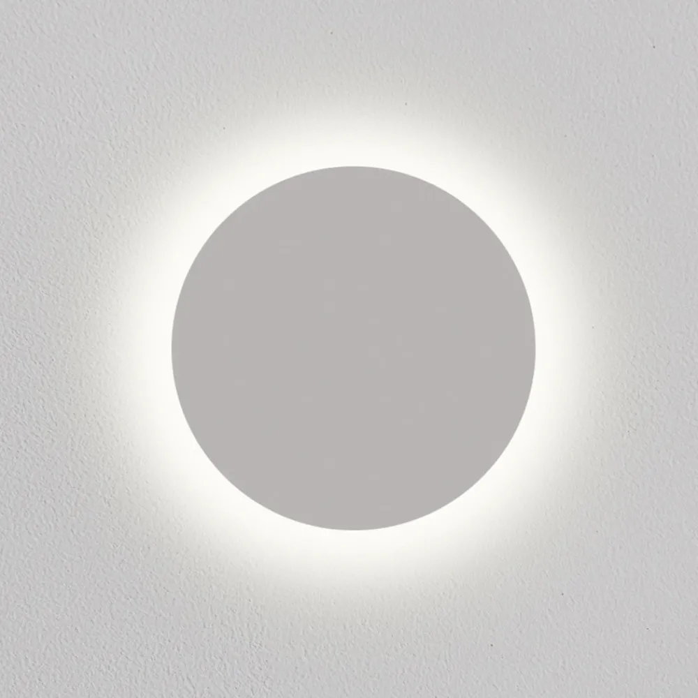 Applique Da Parete-Selezionato da Mazzolaluce Applique cerchio rotondo gesso bianco led 10w 3000k