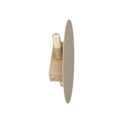 Applique Da Parete-Selezionato da Mazzolaluce Applique cerchio sabbia 20 cm rotondo moderno luce indiretta