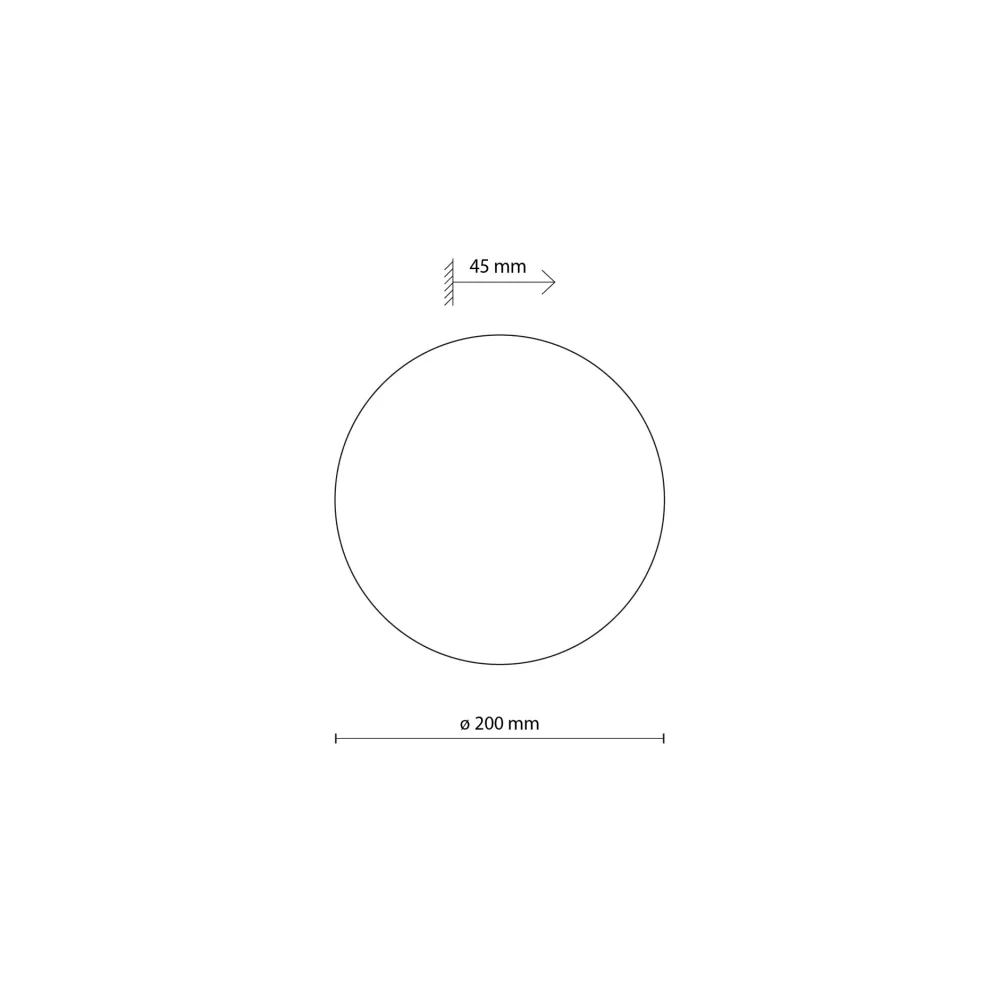 Applique Da Parete-Selezionato da Mazzolaluce Applique cerchio sabbia 20 cm rotondo moderno luce indiretta
