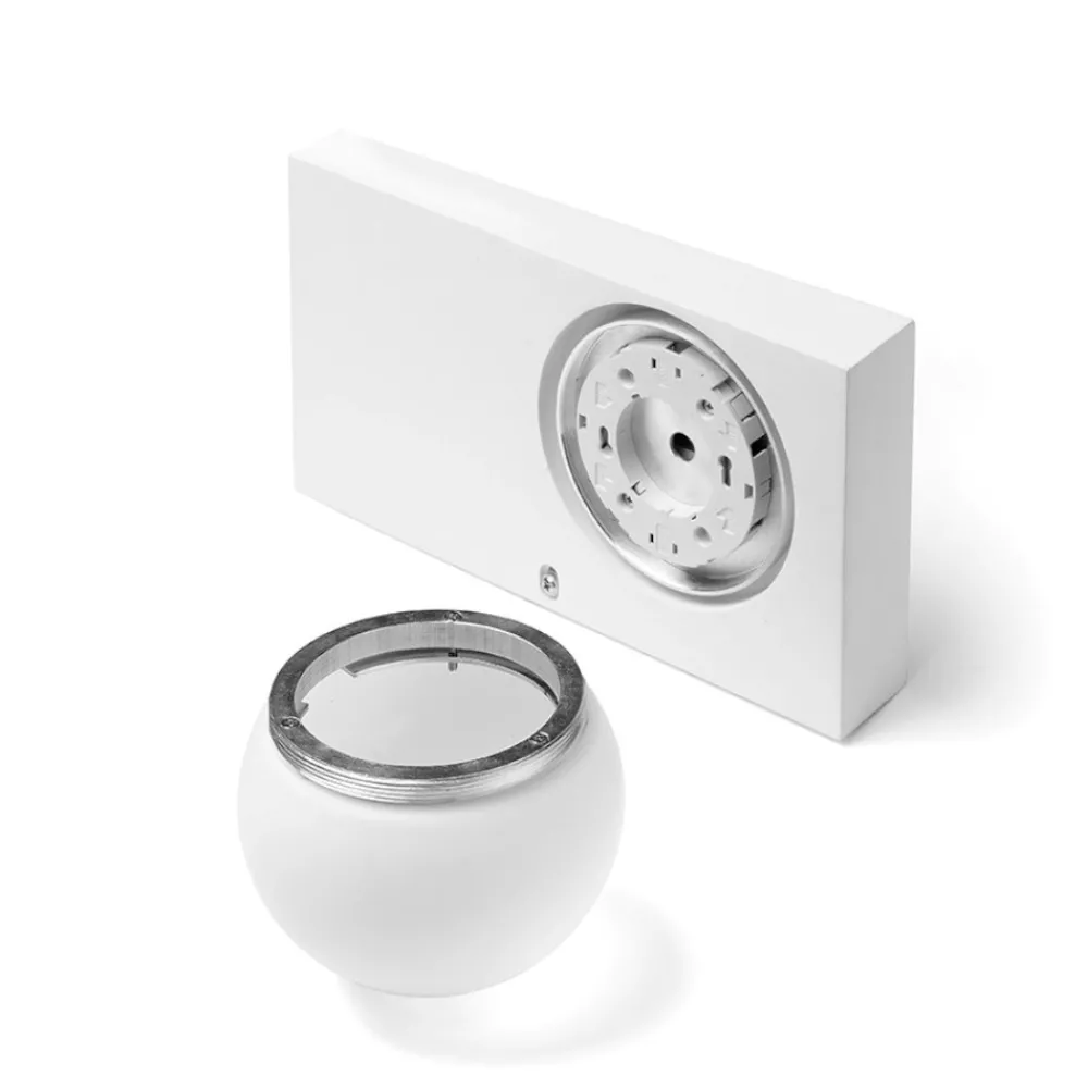 Applique Da Parete-Sforzin Illuminazione Applique cicladi sforzin gesso bianco cicladi sforzin