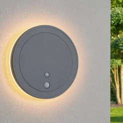 Applique Da Esterno-Selezionato da Mazzolaluce Applique circolare da esterno led 2w sensore di movimento