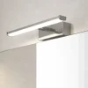 Applique Da Bagno-Fabas Luce Applique 30cm cromato per specchio da bagno led 6w 3000k