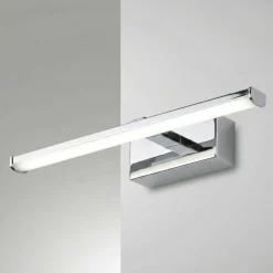 Applique Da Bagno-Fabas Luce Applique 30cm cromato per specchio da bagno led 6w 3000k