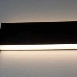 Applique Da Parete-Selezionato da Mazzolaluce Applique 90cm moderna led 36w 3000k rettangolare nero