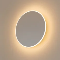 Applique Da Parete-Selezionato da Mazzolaluce Applique 30cm moderna tonda disco bianco led 20w 3000k