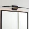 Applique Da Bagno-Selezionato da Mazzolaluce Applique 90 cm per specchio da bagno nero