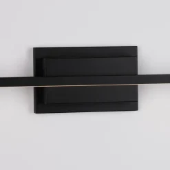 Applique Da Bagno-Selezionato da Mazzolaluce Applique 90 cm per specchio da bagno nero
