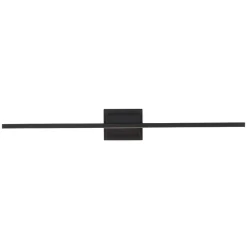 Applique Da Bagno-Selezionato da Mazzolaluce Applique 90 cm per specchio da bagno nero