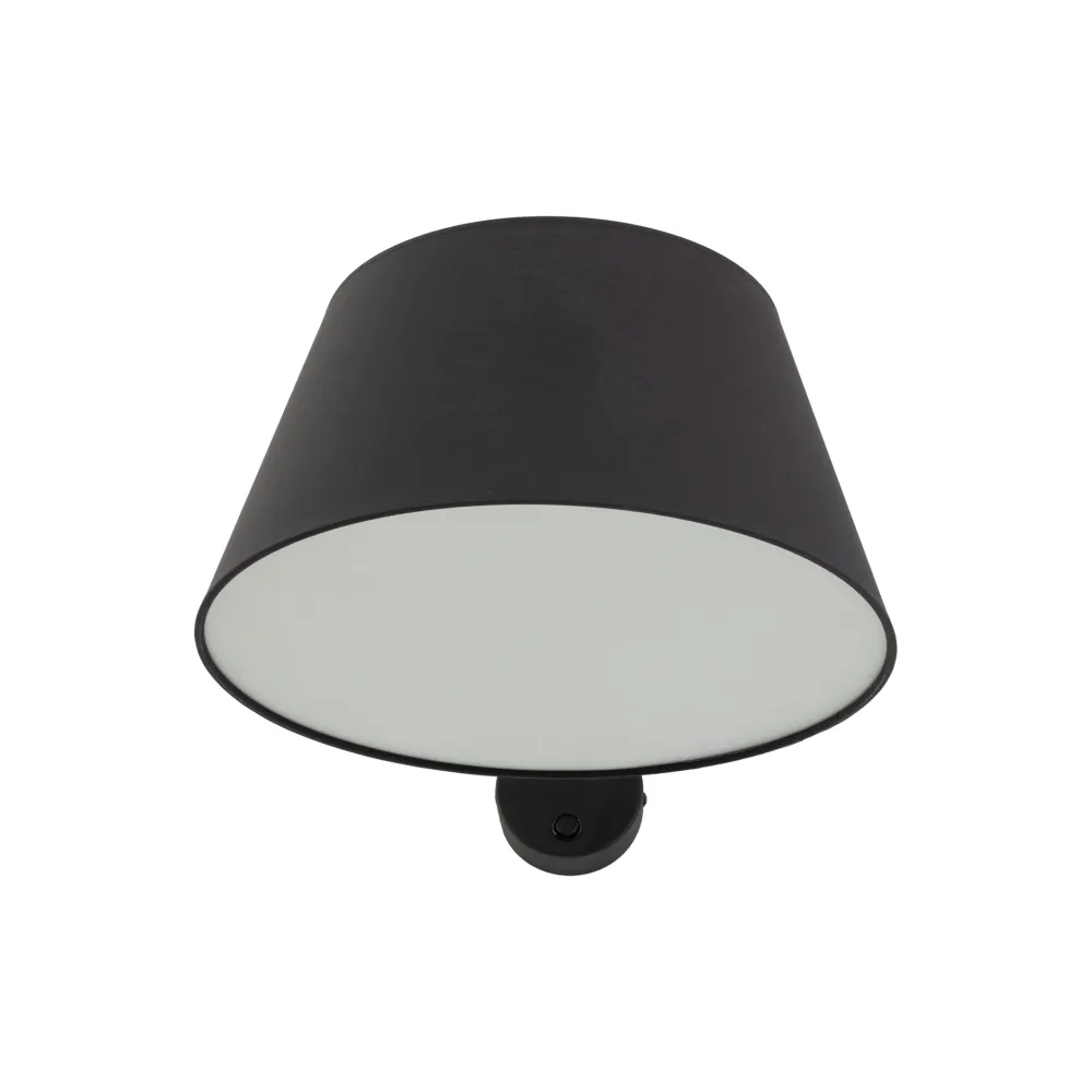 Applique Camera Da Letto-Selezionato da Mazzolaluce Applique con braccio orientabile nero per comodino camera da letto