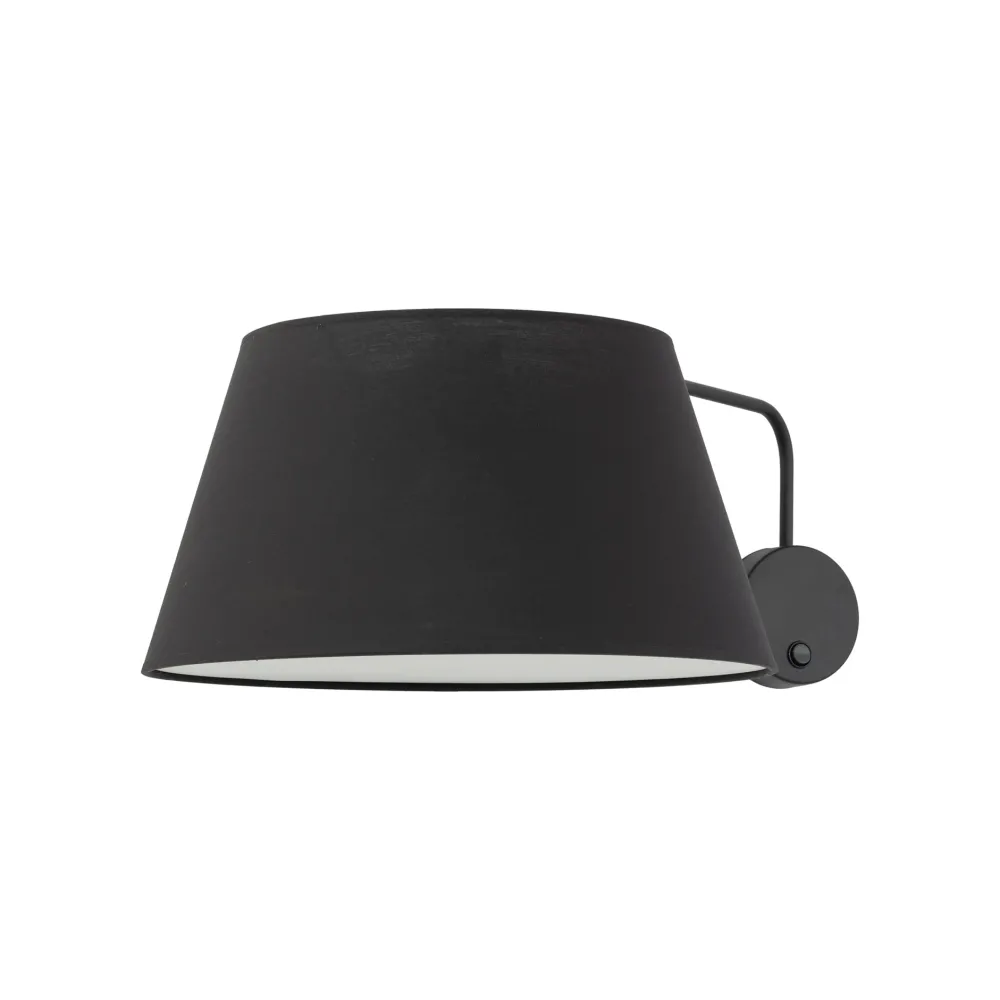 Applique Camera Da Letto-Selezionato da Mazzolaluce Applique con braccio orientabile nero per comodino camera da letto