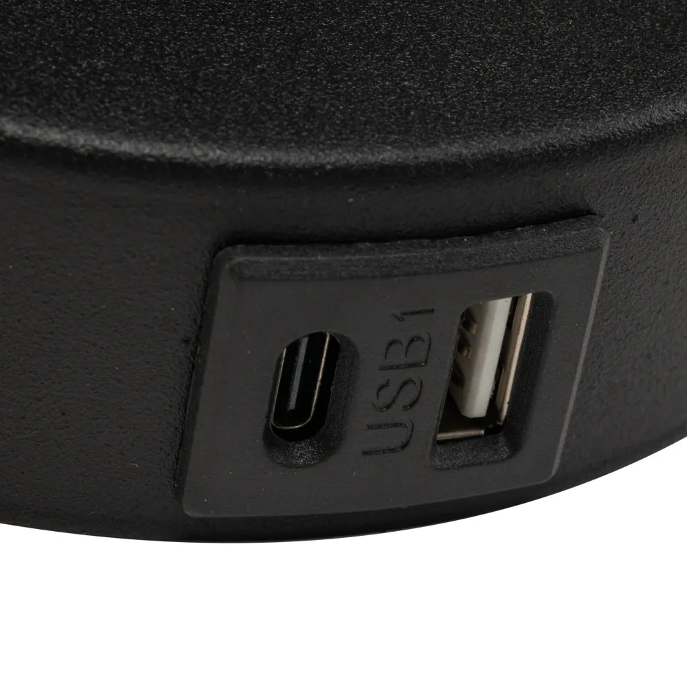 Applique Camera Da Letto-Selezionato da Mazzolaluce Applique con interruttore doppia luce presa usb nero da comodino per camera da letto