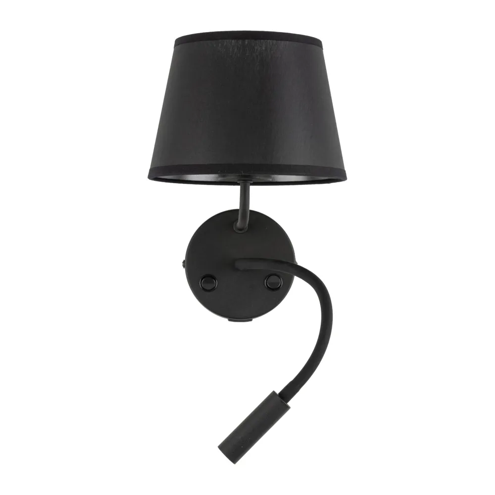 Applique Camera Da Letto-Selezionato da Mazzolaluce Applique con interruttore doppia luce presa usb nero da comodino per camera da letto