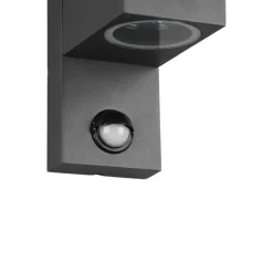 Applique Da Esterno-Selezionato da Mazzolaluce Applique con sensore di movimento per esterno moderna antracite