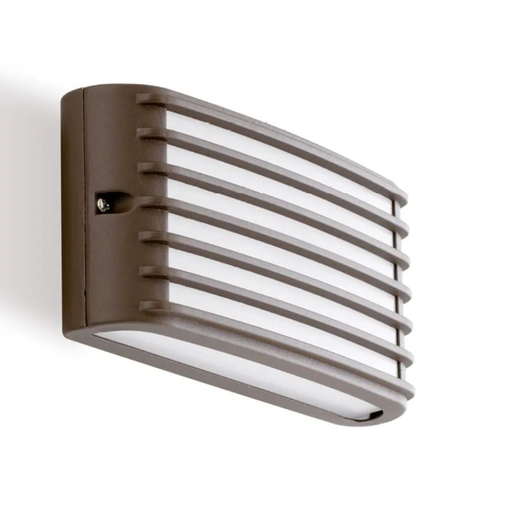 Applique Da Esterno-Selezionato da Mazzolaluce Applique corten per esterno moderna led 10w 4000k