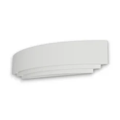 Applique Da Parete-Selezionato da Mazzolaluce Applique curva di gesso bianco design moderna