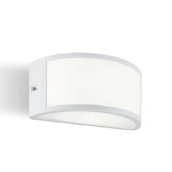 Applique Da Esterno-Selezionato da Mazzolaluce Applique curva per esterno bianca led 4000k ip65