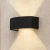 Applique Da Esterno-Selezionato da Mazzolaluce Applique curva per esterno grigio scuro luce indiretta e27 led