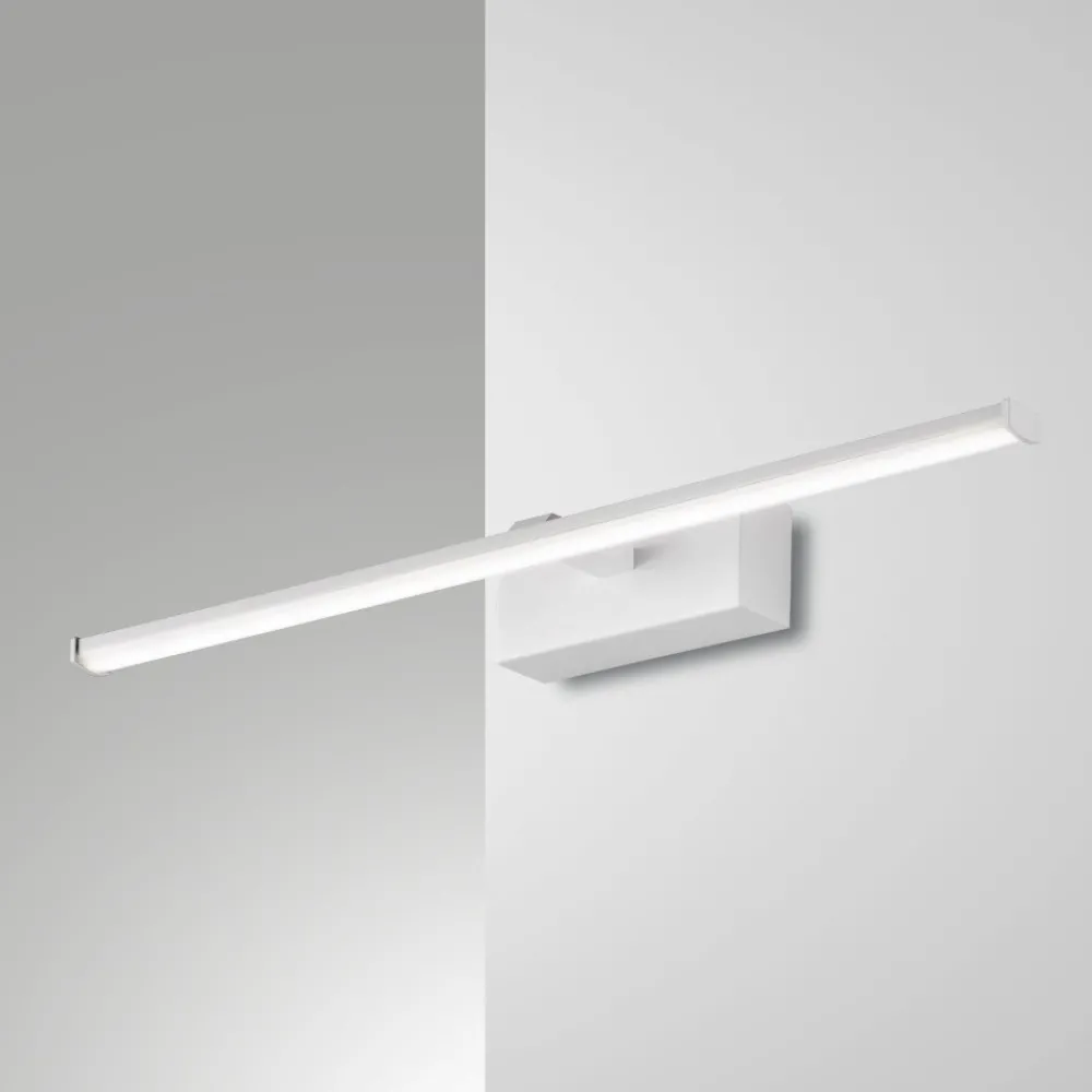 Applique Da Bagno-Fabas Luce Applique da bagno bianco 50cm led 10w 3000k nala