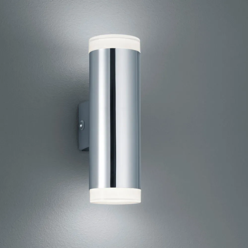 Applique Da Bagno-Selezionato da Mazzolaluce Applique da bagno cilindro cromo led 8w 3000k ip44
