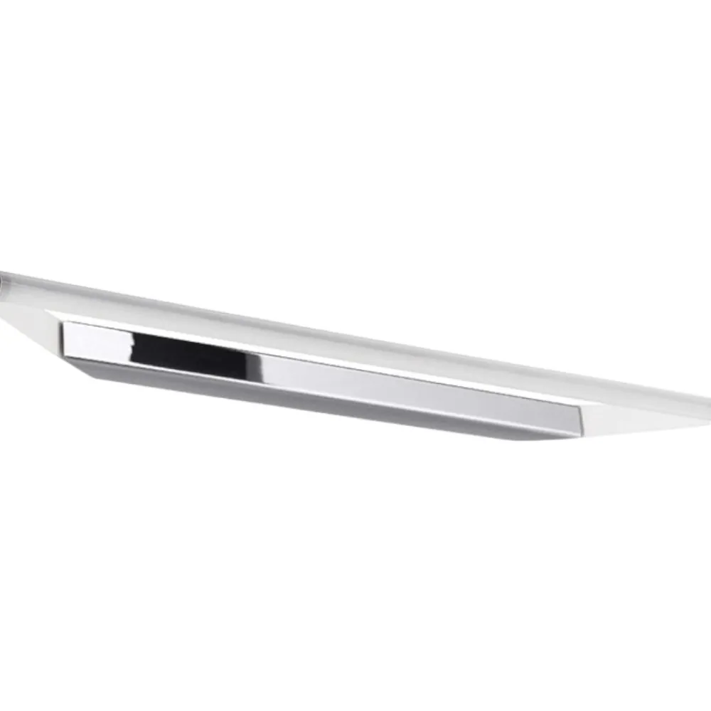Applique Da Bagno-Linea Light Applique da bagno 43cm circular cromo led 8w 3000k fp