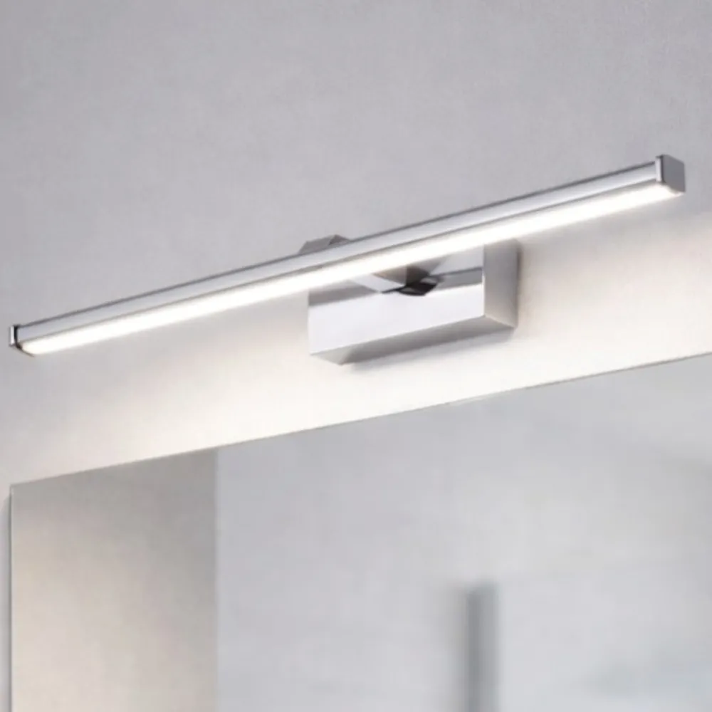 Applique Da Bagno-Fabas Luce Applique da bagno cromato 50cm led 10w 3000k nala