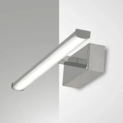 Applique Da Bagno-Fabas Luce Applique da bagno cromato 50cm led 10w 3000k nala