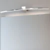 Applique Da Bagno-Top Light Applique da bagno cromo 3000k curved