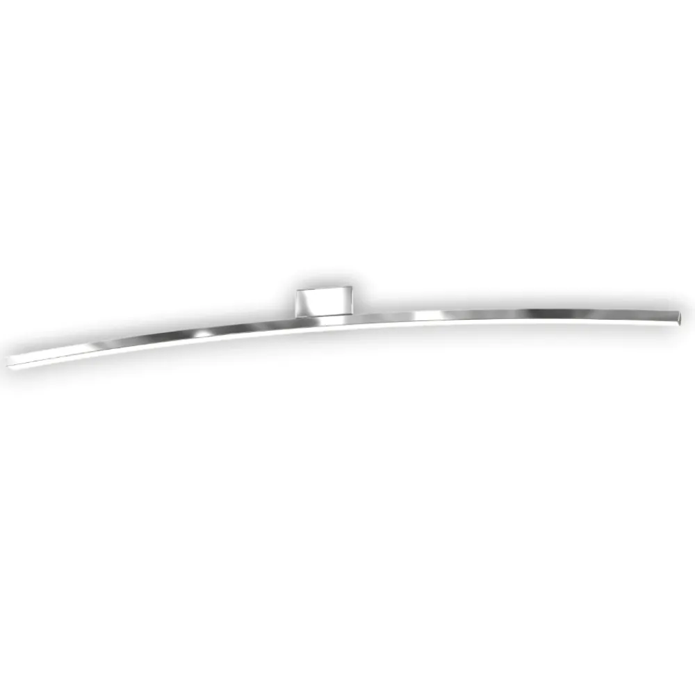 Applique Da Bagno-Top Light Applique da bagno cromo 3000k curved