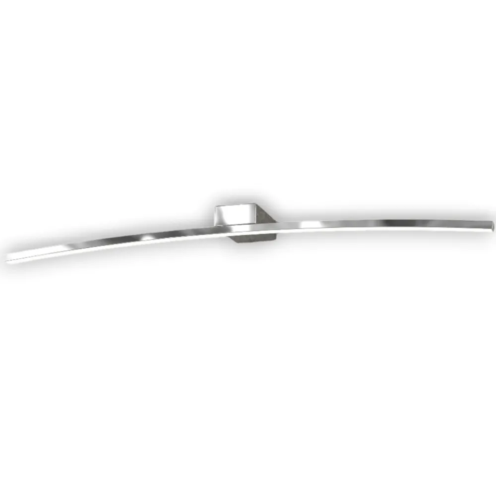 Applique Da Bagno-Top Light Applique da bagno cromo 4000k curved