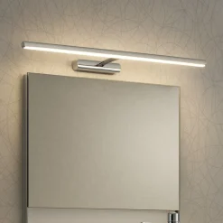 Applique Da Bagno-Linea Light Applique da bagno cromo led 2700k straight ip40