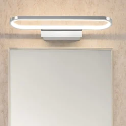 Applique Da Bagno-Selezionato da Mazzolaluce Applique da bagno cromo moderna led 17w 3000k