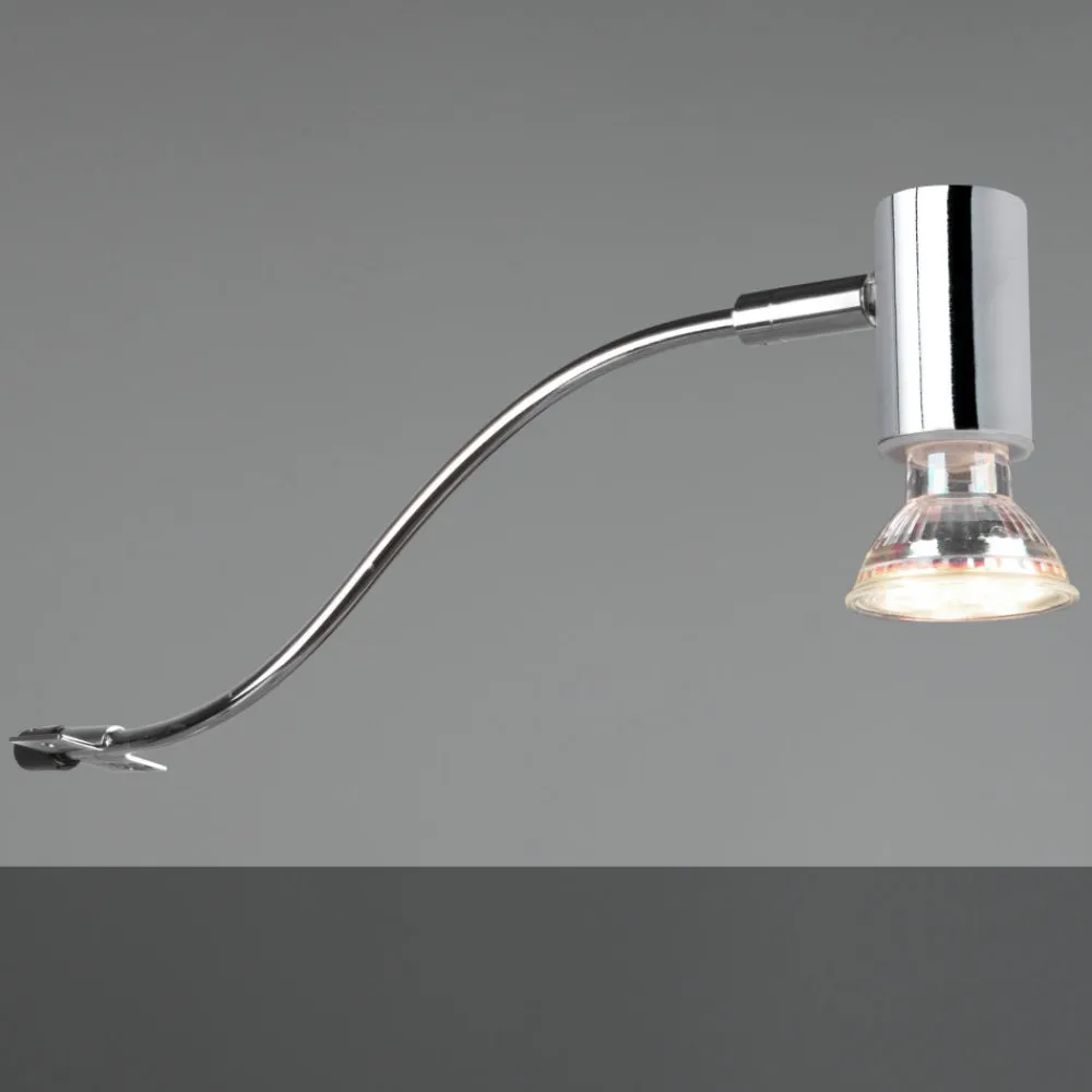 Applique Da Bagno-Selezionato da Mazzolaluce Applique da bagno design curvo cromo luce orientabile