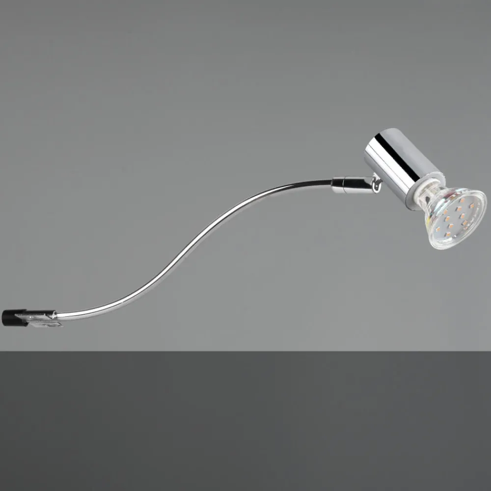Applique Da Bagno-Selezionato da Mazzolaluce Applique da bagno design curvo cromo luce orientabile