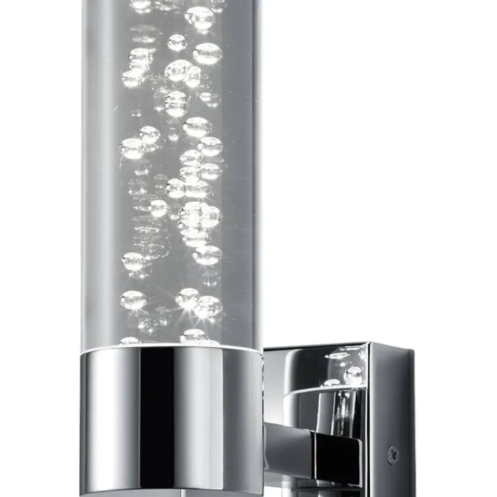 Applique Da Bagno-Selezionato da Mazzolaluce Applique da bagno design moderno led 3w cromo