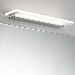 Applique Da Bagno-Linea Light Applique da bagno led 28w 3000k alluminio anodizzato skinny