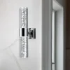 Applique Da Bagno-Selezionato da Mazzolaluce Applique da bagno led 6w 3000k moderna vetro e cromo