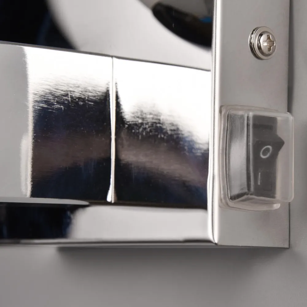 Applique Da Bagno-Selezionato da Mazzolaluce Applique da bagno metallo cromo sfera vetro bianco ip44