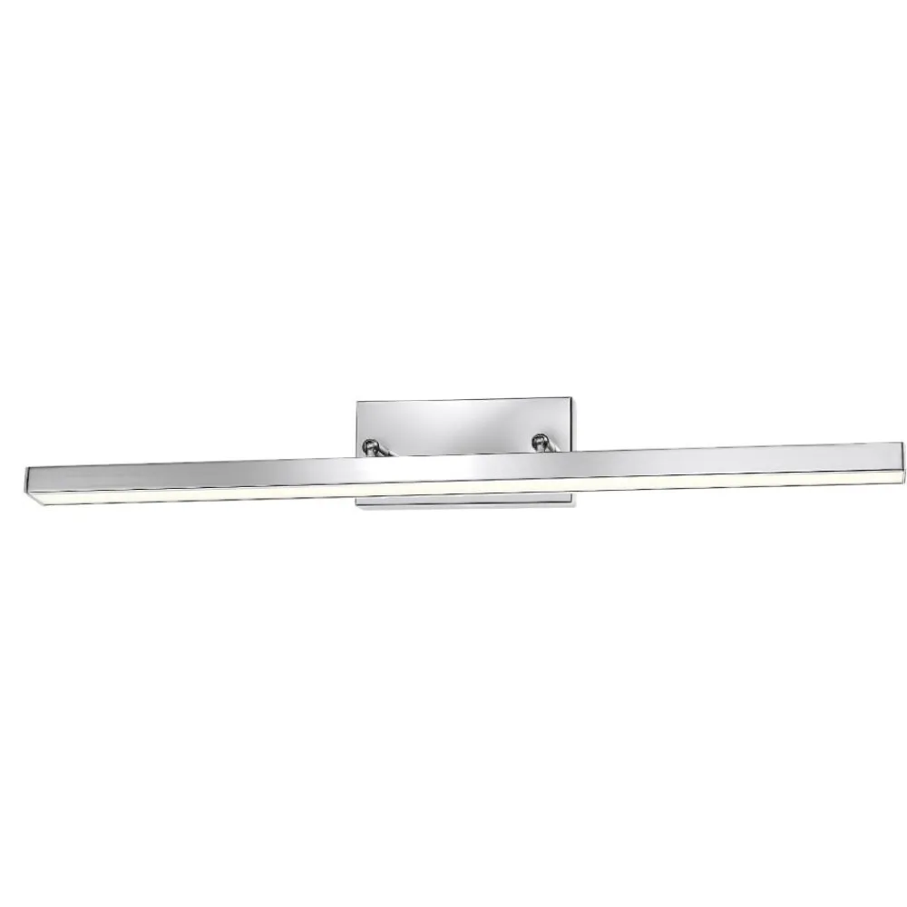 Applique Da Bagno-Selezionato da Mazzolaluce Applique da bagno moderno cromo led 18w 3000k per specchio