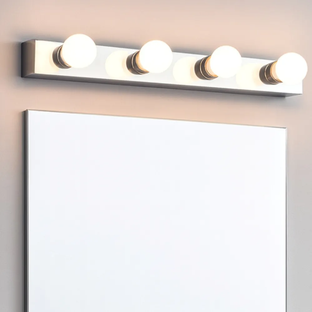 Applique Da Bagno-Selezionato da Mazzolaluce Applique da bagno moderno 4 luci cromo
