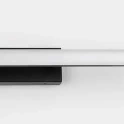 Applique Da Bagno-Selezionato da Mazzolaluce Applique da bagno moderno nera led 12w 3000k ip44